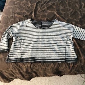 Free People baggy striped sweater